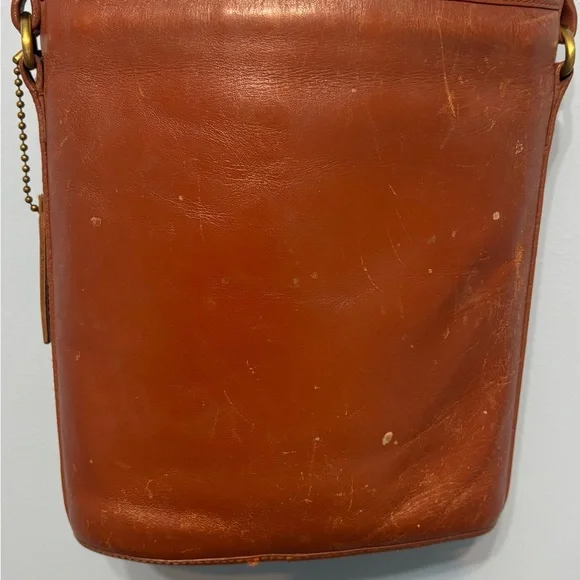 Coach Tan Leather Crossbody Bag - Picture 5 of 8